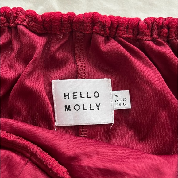 HELLO MOLLY - EAST ATLANTA MAXI DRESS WINE - Picture 3 of 5